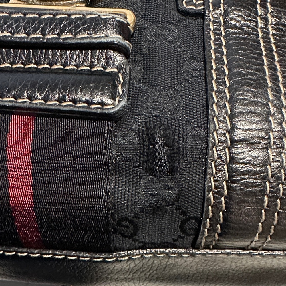 Authentic Gucci GG Canvas Aviatrix Boston Bag - Picture 9 of 11